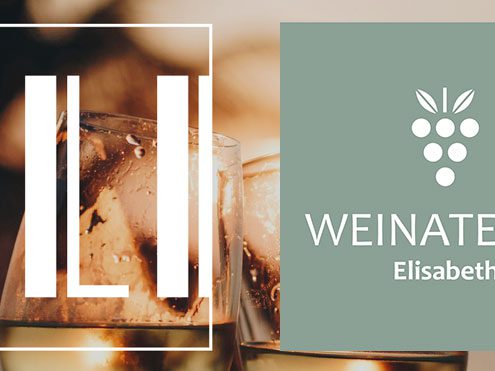 Logo des Restaurant ELI Schwabing neben dem Logo „Weinatelier Elisabeth“.