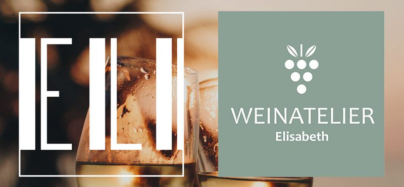 1_xmas Logo des Restaurant ELI Schwabing neben dem Logo „Weinatelier Elisabeth“.