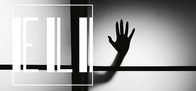 Silhouette hinter Milchglas – Tatort Dinner im ELI Schwabing
